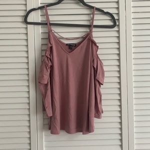 Express cold shoulder shirt